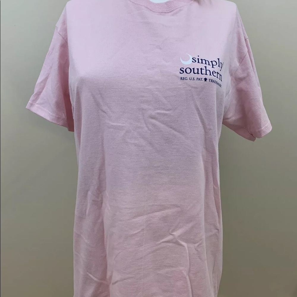 Simply Southern Pink Beach Weekend T shirt - Picture 2 of 8